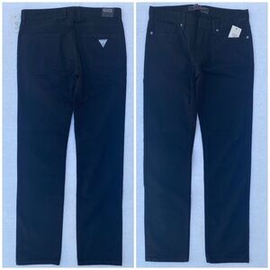 New GUESS Slim Black Jeans SZ 32